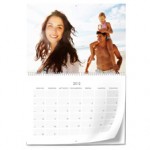 Calendrier photo mural Agenda blanc (A2) par Pixum