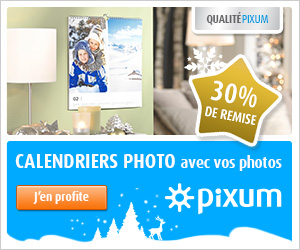 -30% calendriers photo Pixum