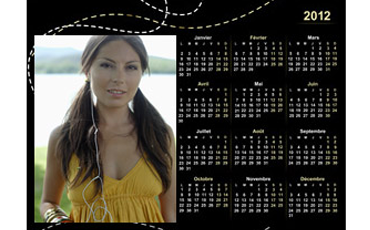 Calendrier photo « monopage » par Photoweb